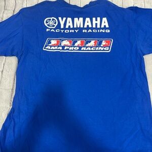 XL royal blue vintage Yamaha racing shirt